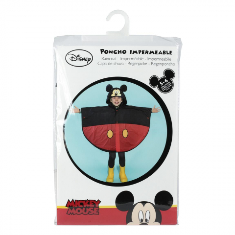 Cerda-Pelerina de ploaie tip poncho, cu urechi Mickey Mouse, 3 - 4 ani [1]