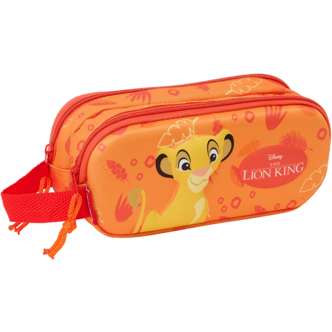 Oktató játékok - Penar 3D Lion King cu 2 compartimente, 21x8x6 cm