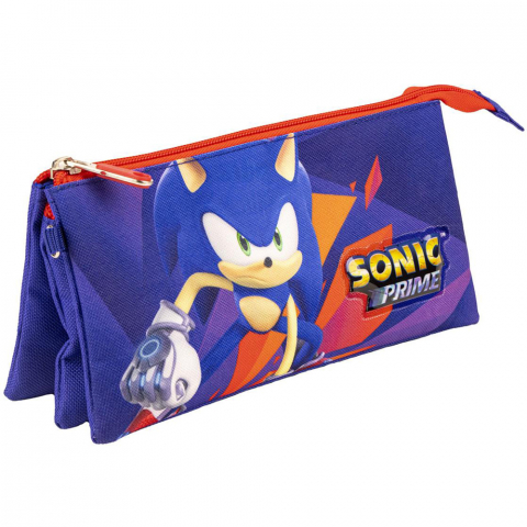 Jucarii 3-5 ani - Cerda-Penar Sonic Prime cu 3 compartimente, 22 x 11 cm
