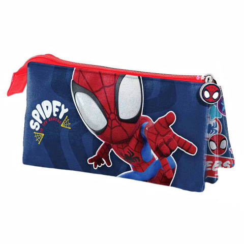 Jucarii 3-5 ani - Karactermania-Penar Spiderman Rescue cu 3 compartimente, 23.5 x 10 x 5 cm