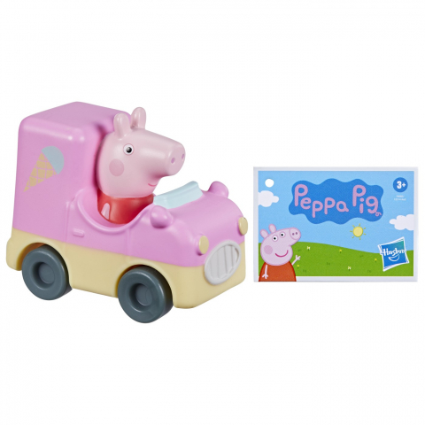 Játékok 50 RON alatt - Peppa Pig Masinuta Buggy De Inghetata Si Figurina Peppa