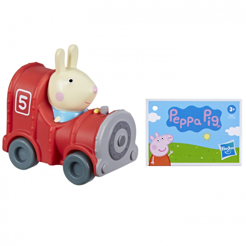 Jucarii sub 50 RON - Peppa Pig Masinuta Buggy Locomotiva Si Figurina Iepurasul Rebecca