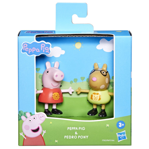 Oktató játékok - Peppa Pig Prieteni Buni Set 2 Figurine Peppa Pig Si Poneiul Pedro