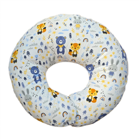Játékok 0-12 hónaposoknak - Perna pentru alaptare, 100% Bumbac, 60X60 cm, Appekids - Forest