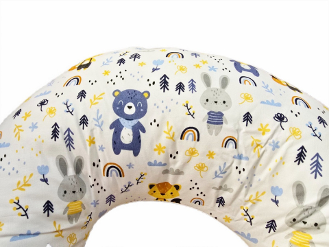 APPEKIDS-Perna pentru alaptare, 100% Bumbac, 60X60 cm, Appekids - Forest [2]