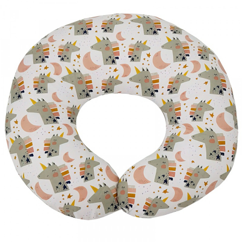 Játékok 0-12 hónaposoknak - Perna pentru alaptare, 100% Bumbac, 60X60 cm, Appekids - Pink