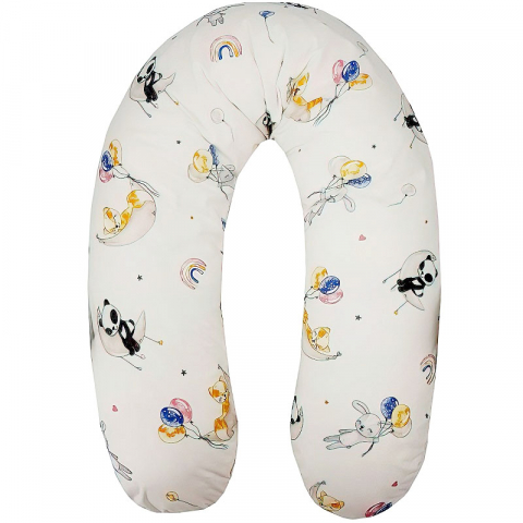 Játékok 0-12 hónaposoknak - Perna pentru gravida, Fibre din silicon, 180 cm, Appekids - Balloons