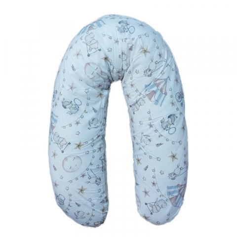 Játékok 0-12 hónaposoknak - Perna pentru gravida, Fibre din silicon, 180 cm, Appekids - Circus