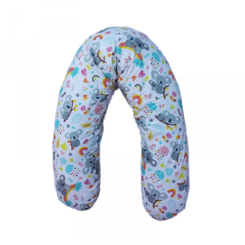 Játékok 0-12 hónaposoknak - Perna pentru gravida, Fibre din silicon, 180 cm, Appekids - Koala