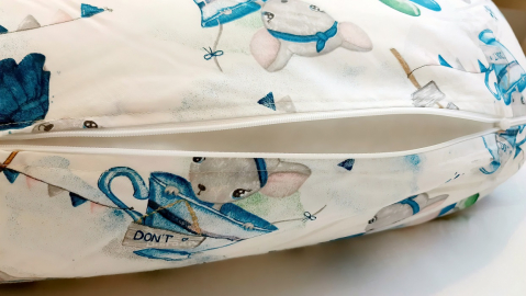 APPEKIDS-Perna pentru gravida, Fibre din silicon, 180 cm, Appekids - Mouse [5]