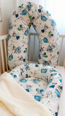 APPEKIDS-Perna pentru gravida, Fibre din silicon, 180 cm, Appekids - Mouse [1]