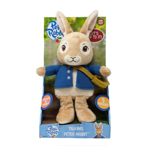 Jucarii 1-3 ani - Rainbow Designs-Peter Rabbit | Jucarie vorbitoare din plus, 24 cm