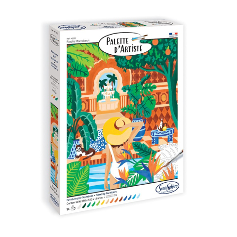 Oktató játékok - Pictura pe numere - Riad a Marrakech - Sentosphere