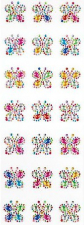 Lucru manual copii - Baker Ross Pietricele autoadezive Fluturasi - Baker Ross