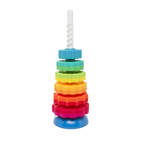 Cadouri copii - Fat-Brain-Toys-Piramida-cu-rotite-pentru-bebelusi-Fat-Brain-Toys