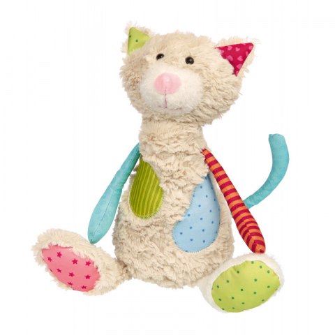 Jucarii 1-3 ani - Sigikid-Pisica de plus Patchwork Sweety, Sigikid