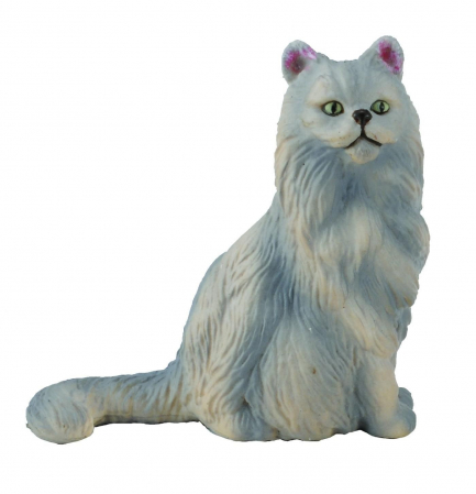 Animale de jucarie - Collecta-Pisica-Persana-sezand-S-Animal-figurina