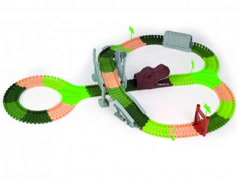 Játékok 3-5 éveseknek - Pista Jurassic Dino RS Toys cu masina