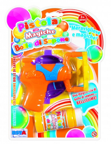 Játékok 3-5 éveseknek - Pistol balona de sapun RS Toys