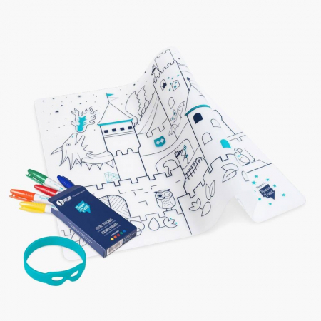 SUPERPETIT-Plansa de colorat din silicon - CASTEL [2]