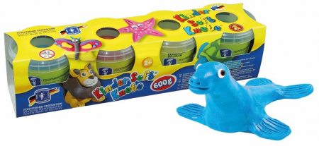 Jocuri si Jucarii Educative - Feuchtmann-Plastilina-4-culori