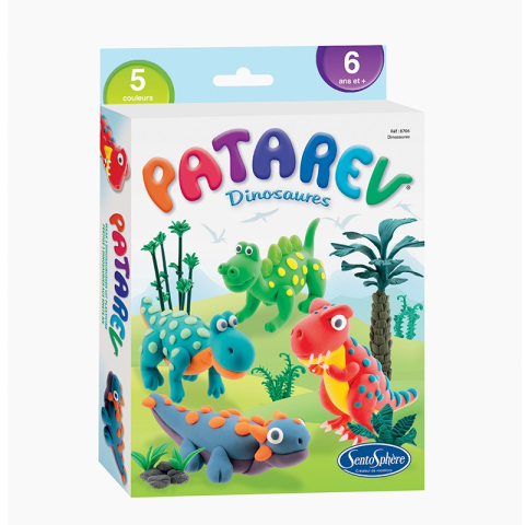 Jucarii educative - Sentosphere-Plastilina Patarev - Dinozauri - Sentosphere
