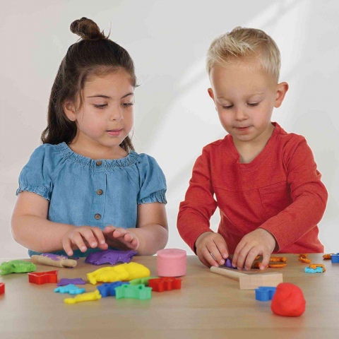 SES Creative-Plastilina Stralucitoare 4 Culori [4]