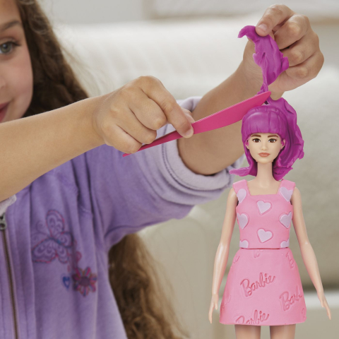 Hasbro-Play Doh Barbie Set Plastelina Inimioare Si Par [5]