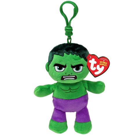 Játékok 50 RON alatt - Plus Breloc Ty 8.5Cm Beanie Babies Marvel Hulk