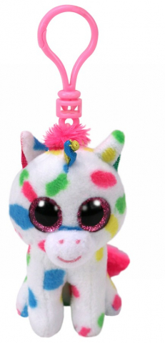 Játékok 50 RON alatt - Plus Breloc Ty 8.5Cm Boos Harmonie Unicornul Cu Buline