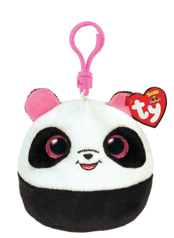 Oktató játékok - Plus Breloc Ty 8.5Cm Squishy Beanies Panda Bamboo