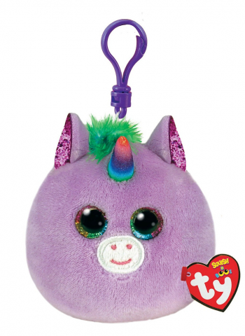 Játékok 50 RON alatt - Plus Breloc Ty 8.5Cm Squishy Beanies Unicorn Rosette Violet