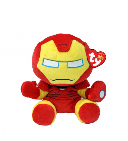 Játékok 3-5 éveseknek - Plus Ty 15Cm Beanie Babies Soft Marvel Iron Man
