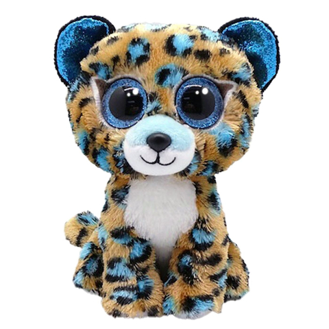 Jucarii educative - TY-Plus Ty 15Cm Boos Cobalt Leopardul Cu Pete Albastre