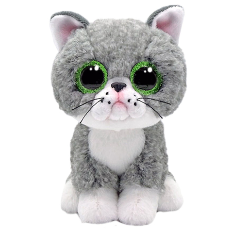 Jucarii educative - TY-Plus Ty 15Cm Boos Pisicuta Gri Fergus