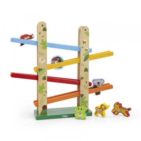 Játékok 3-5 éveseknek - Pod zig zag cu animale - Jungle, Viga