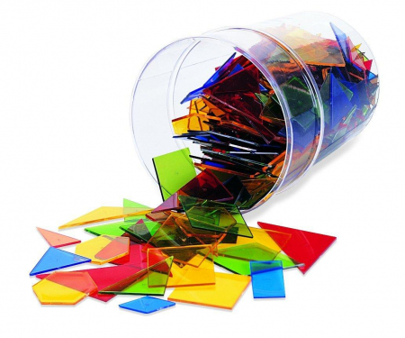 Játékok 6 éves kortól - Learning-Resources-Poligoane-colorate-set-450-buc