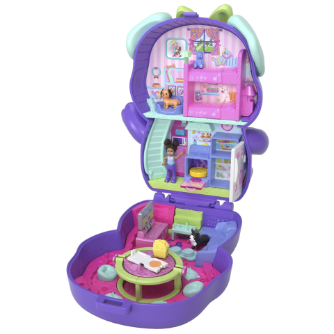 Polly Pocket Set Gentuta Animalut Catelus In Pijama Cu Accesorii [5]