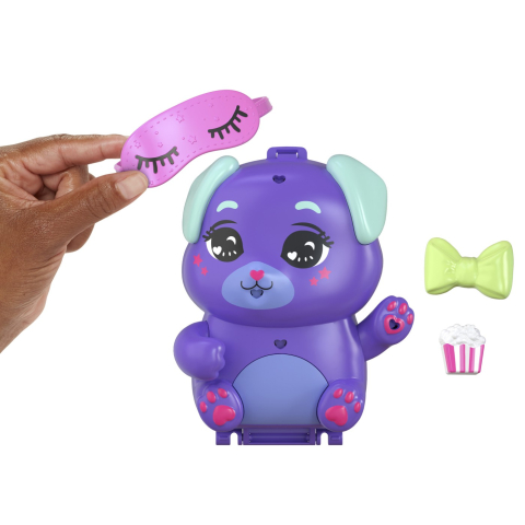 Polly Pocket Set Gentuta Animalut Catelus In Pijama Cu Accesorii [6]