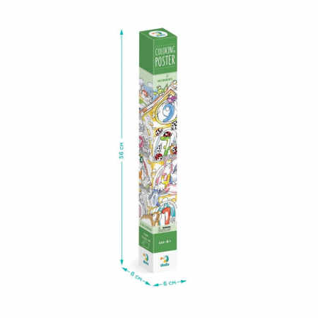Dodo Poster de colorat - Numere [3]