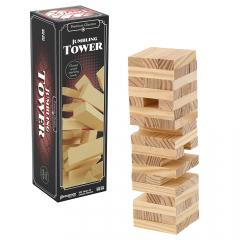 Premium Classics - Jumbling Tower - Turnul instabil, joc de indemanare, din lemn natural [1]