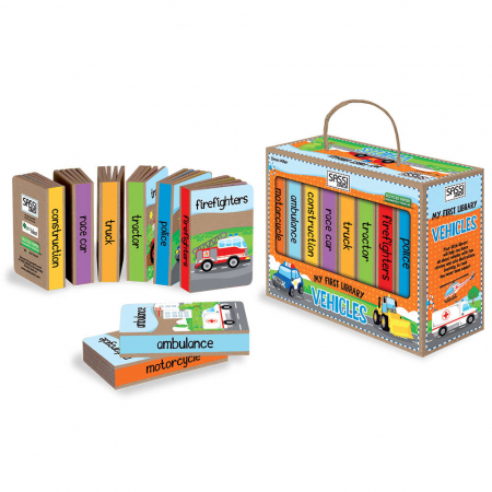 Toate jucariile - Sassi-Prima-mea-biblioteca-Vehicule