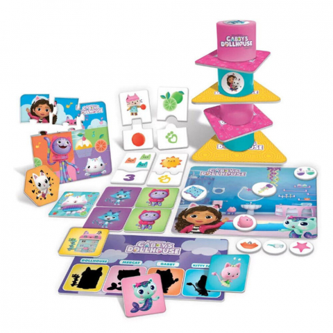 Cadouri 3 ani - LISCIANI-Prima mea colectie de jocuri - Gabby's Dollhouse