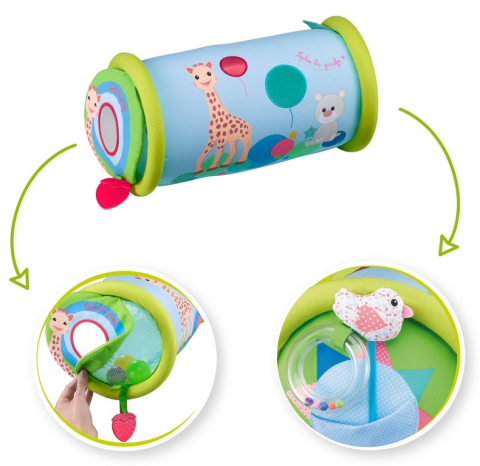 VULLI SAS-Prima Mea Jucarie Gonflabila Rollin' Cu Activitati Girafa Sophie [2]