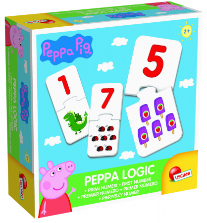 Cadouri botez - Lisciani Primul meu joc cu numere - Peppa Pig