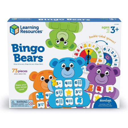 Ajándékok 3 éves gyerekeknek - Learning Resources Primul meu joc de Bingo - Ursuletii veseli