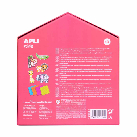 Oktató játékok - Primul meu mozaic APLI, cu tematica animala