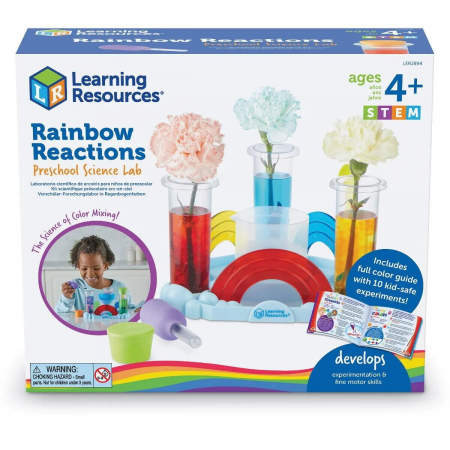 Kísérleti készletek gyerekeknek - Learning Resources Primul meu set de experimente - Curcubeul reactiilor
