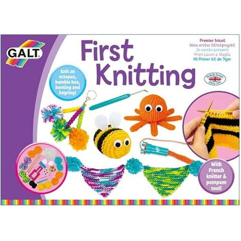 Oktató játékok és játékok - Galt Primul meu set de tricotat