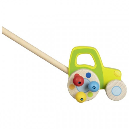 Cadouri botez - Goki-Primul-meu-tractor-Jucarie-de-impins-pentru-bebelusi